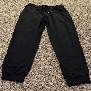Boys’ Black Jogger Sweatpants- Husky